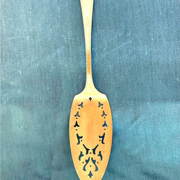 Large Pastry Cake Pie Server-Simon George H. Rogers Silverplate Berkeley design - Picture 4 of 10